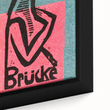 Expressionist Art: Brücke Exhibition Poster by Kirchner Print