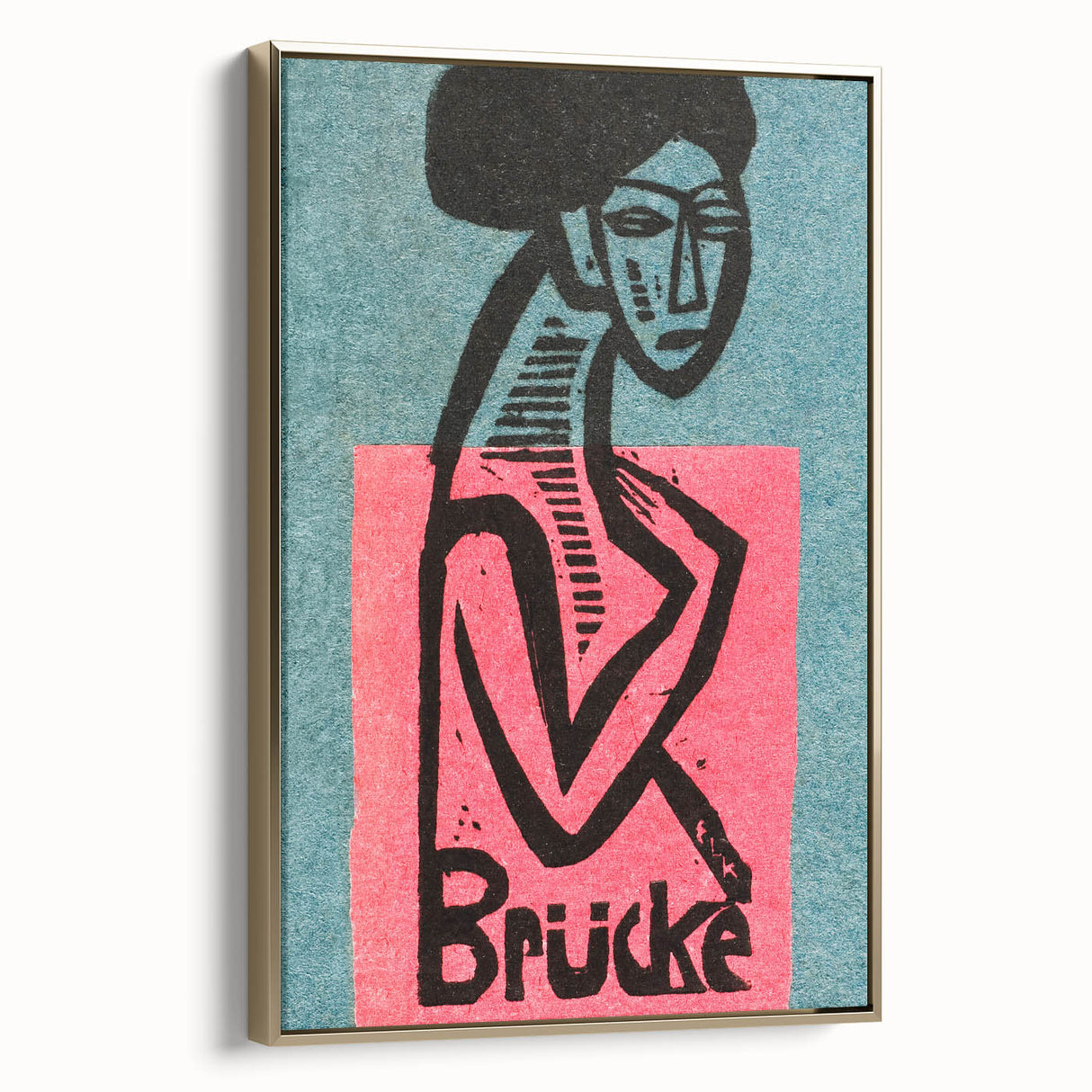Expressionist Art: Brücke Exhibition Poster by Kirchner Print