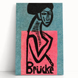 Expressionist Art: Brücke Exhibition Poster by Kirchner Print