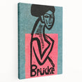 Expressionist Art: Brücke Exhibition Poster by Kirchner Print