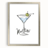 Textured abstract art print in silver frame with mat, featuring swirling patterns in muted earth tones.