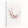Girls Room Wall Art - Elegant Floral Botanical Kids Room Print