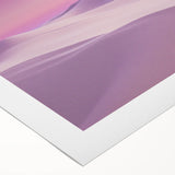 Desert landscape rolled canvas art showcasing warm hues of orange and yellow with textured details, elegantly packaged for secure shipping in a protective tube.