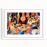 Modern Wall Art: Charles Demuth’s The Masque of the Red Death in Vibrant Colors