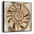 Black and white framed canvas featuring a close-up nature landscape, ideal for bedroom wall decor.