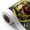 Grunge Pop Art Wall Art - Kurt Cobain Canvas with Yellow and Black