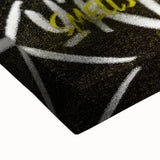 Grunge Pop Art Wall Art - Kurt Cobain Canvas with Yellow and Black