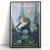 Retro Wall Art - Swamp Thing Movie Poster - 80s Vintage Art Prints