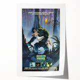 Retro Wall Art - Swamp Thing Movie Poster - 80s Vintage Art Prints