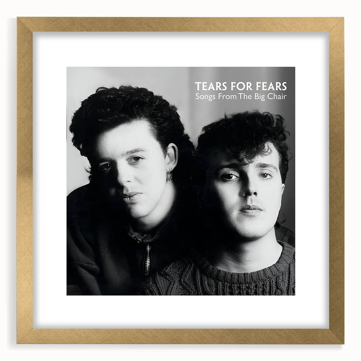 Retro Tears for Fears Songs from the Big Chair Poster - Vintage Art