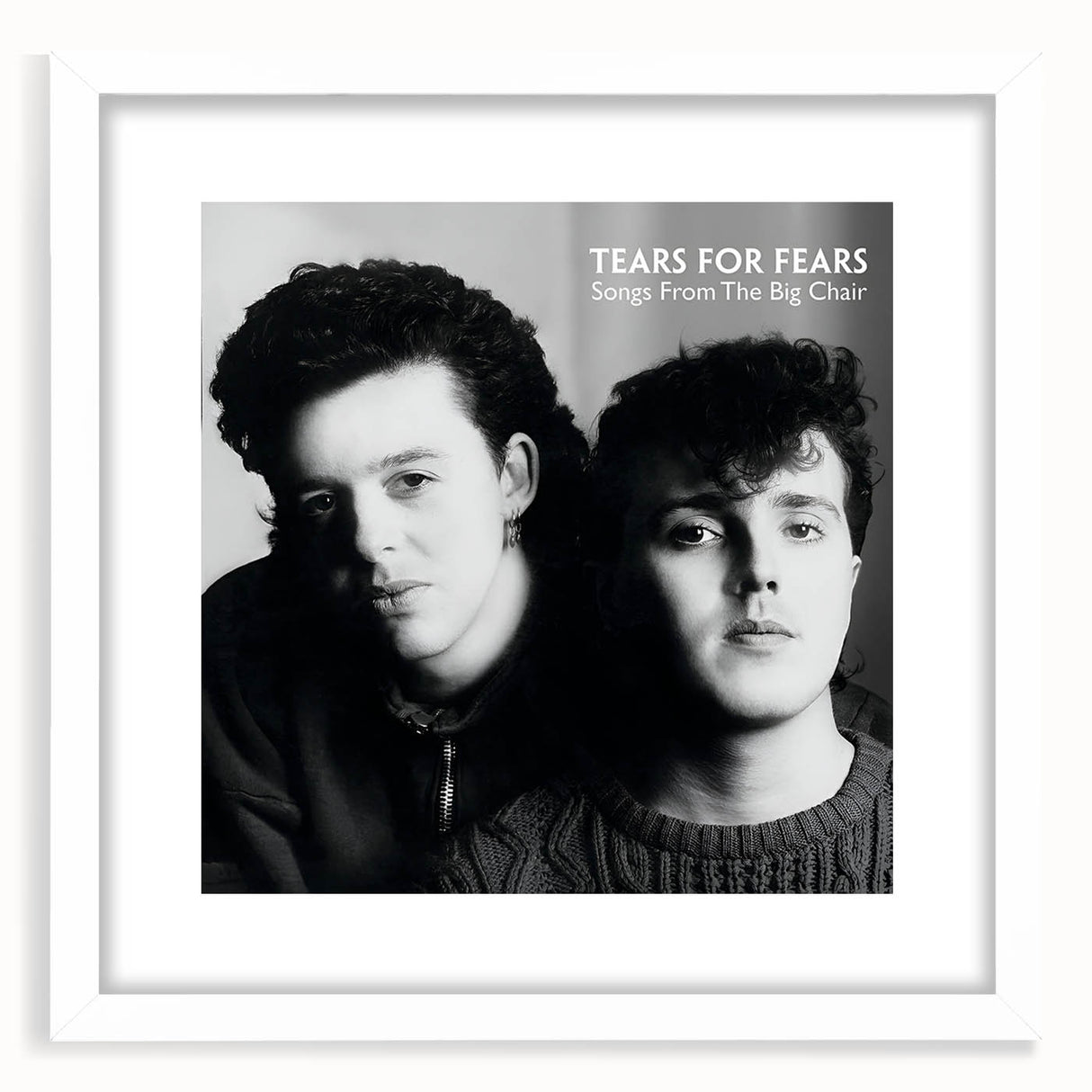 Retro Tears for Fears Songs from the Big Chair Poster - Vintage Art