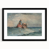 Realism Art Prints - Hauling in the Nets by Winslow Homer