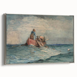 Realism Art Prints - Hauling in the Nets by Winslow Homer