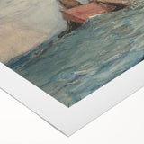 Realism Art Prints - Hauling in the Nets by Winslow Homer