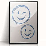 Smiley Faces Wall Art – Fun & Playful Boys Room Decor