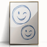 Smiley Faces Wall Art – Fun & Playful Boys Room Decor
