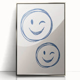 Smiley Faces Wall Art – Fun & Playful Boys Room Decor