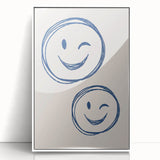 Smiley Faces Wall Art – Fun & Playful Boys Room Decor