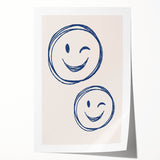 Smiley Faces Wall Art – Fun & Playful Boys Room Decor