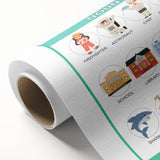 Kids Educational Wall Art – Nouns Learning Poster for Classrooms