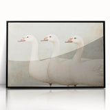 Vintage Geese Nursery Wall Art - Framed Baby Art Prints