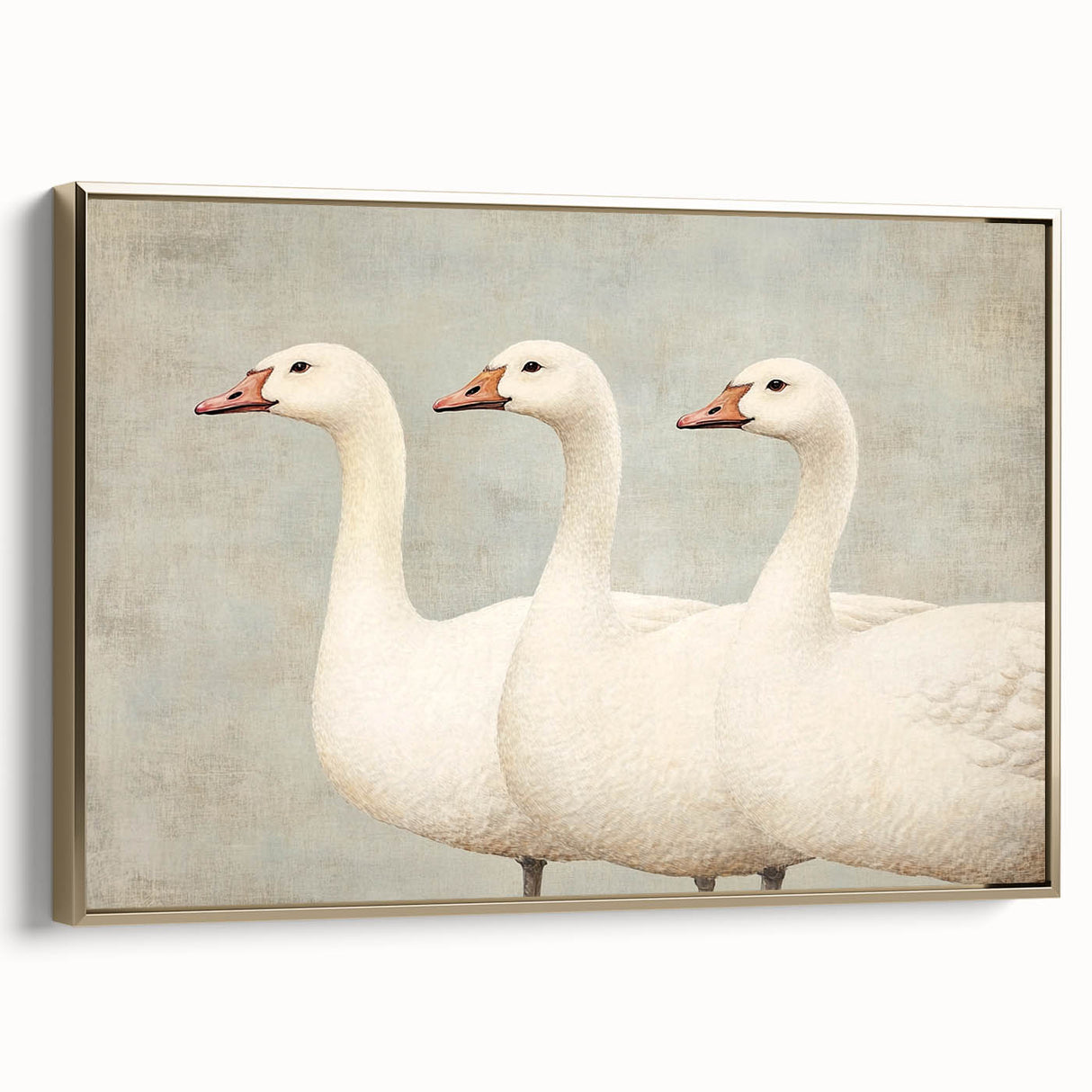 Vintage Geese Nursery Wall Art - Framed Baby Art Prints