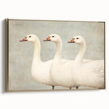 Vintage Geese Nursery Wall Art - Framed Baby Art Prints