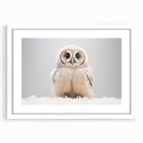 Adorable Baby Owl Wall Art - Perfect for Kids Room Decor