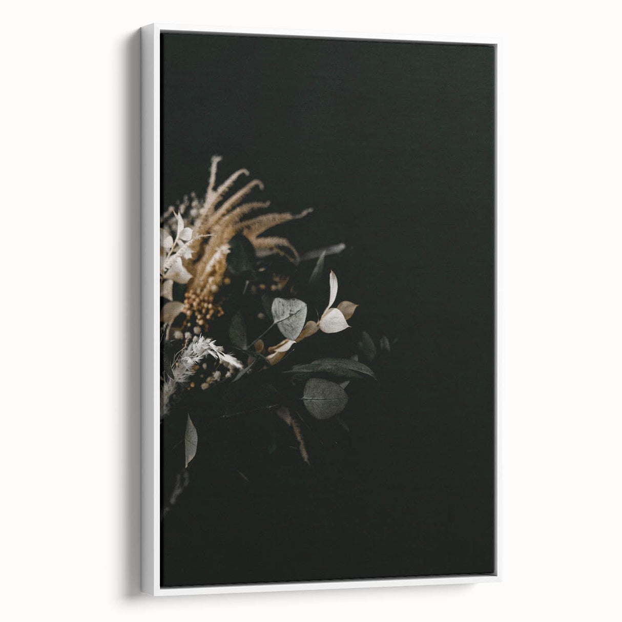 Vintage poster art of autumn trees on extra large framed canvas, featuring vibrant fall colors, ideal for living room decor.