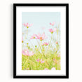 Extra large framed abstract print featuring textured, colorful art with vibrant spring hues, ideal for living room decor.