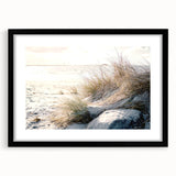 Extra large colorful abstract art print on canvas, featuring textured swirls in vibrant summer hues.