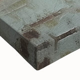 Close-up of abstract strokes wall art on stretched canvas, showcasing vibrant colors and dynamic textures, perfect for modern home decor. This contemporary piece adds a unique artistic touch to any interior space.