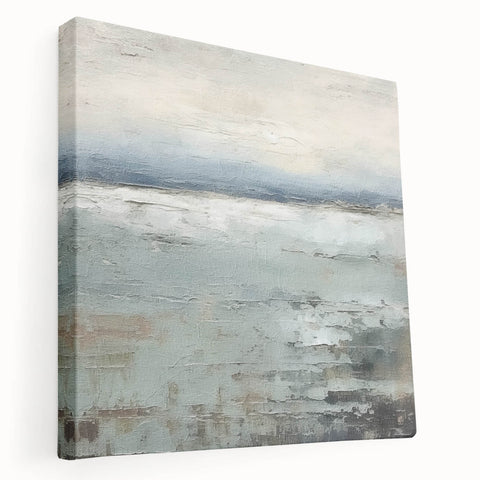 Abstract wall art showcasing colorful strokes in vibrant hues, printed on a stretched canvas. Ideal for modern decor, adding a touch of creativity to any space.