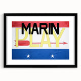 Modern Wall Art: Bold Typography and Symbolism by Charles Demuth