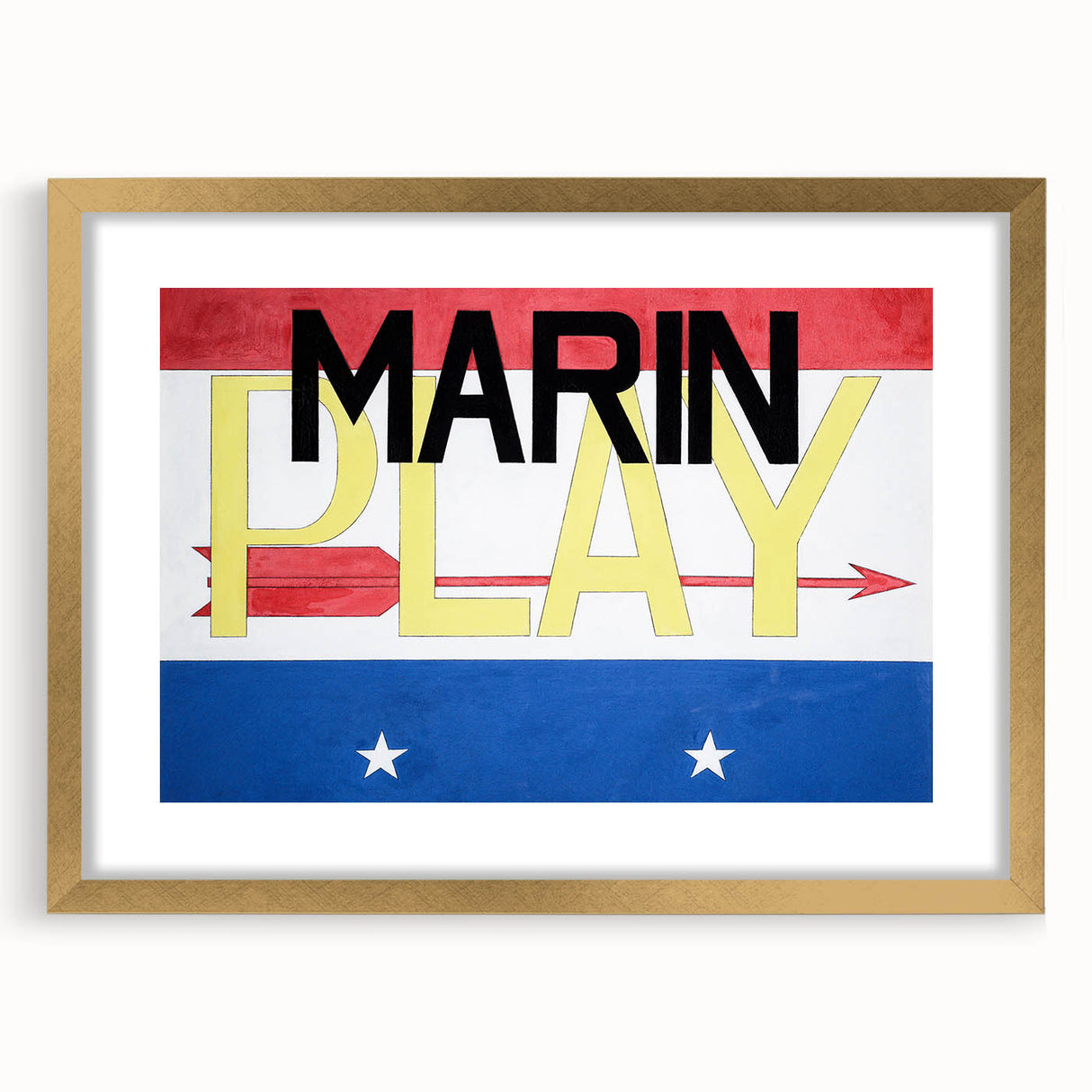 Modern Wall Art: Bold Typography and Symbolism by Charles Demuth