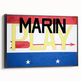 Modern Wall Art: Bold Typography and Symbolism by Charles Demuth