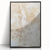 Framed abstract wall art with bold black strokes on a white background, offering a modern aesthetic perfect for contemporary home decor. Ideal for living rooms or offices.