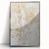 Framed abstract wall art featuring dynamic silver strokes on a white background, ideal for modern home decor, enhancing any living space with elegance.