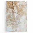 Abstract strokes wall art on a stretched canvas displaying vibrant colors of blue, orange, and white, ideal for modern home decor or artistic spaces.
