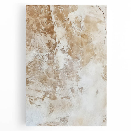 Abstract strokes wall art on a stretched canvas displaying vibrant colors of blue, orange, and white, ideal for modern home decor or artistic spaces.