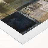 Abstract strokes wall art on rolled canvas, showcasing vibrant colors and dynamic patterns, ideal for modern home décor. Packaged securely in a cardboard tube for safe delivery.