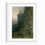 Abstract Modern Art of Rocky Cliffs – Contemporary Wall Decor