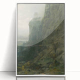 Abstract Modern Art of Rocky Cliffs – Contemporary Wall Decor