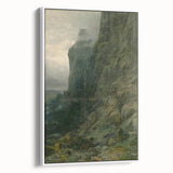 Abstract Modern Art of Rocky Cliffs – Contemporary Wall Decor