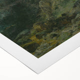 Abstract Modern Art of Rocky Cliffs – Contemporary Wall Decor