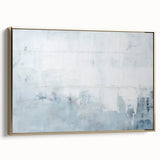 Framed abstract wall art featuring dynamic gold strokes on a textured canvas, elegantly displayed in a modern home setting, ideal for contemporary decor.