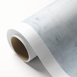 Abstract wall art on rolled canvas featuring vibrant strokes in shades of blue, orange, and yellow, ideal for modern home décor and artistic expression. This piece is designed to add a dynamic touch to any space.