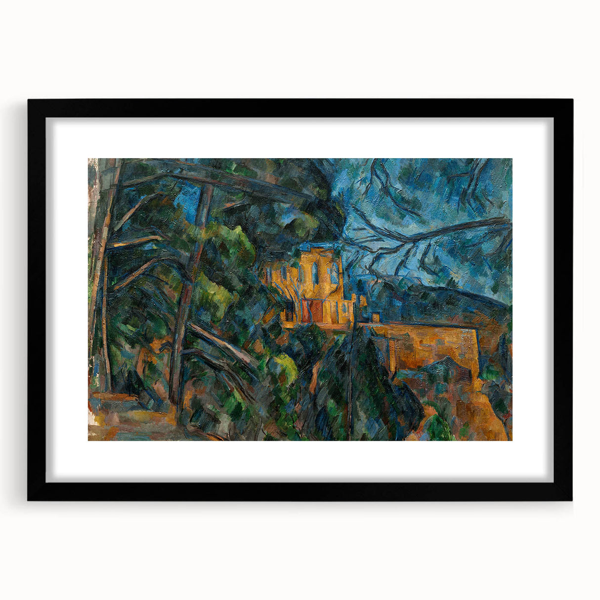 Modern Wall Art: Château Noir Landscape by Paul Cézanne