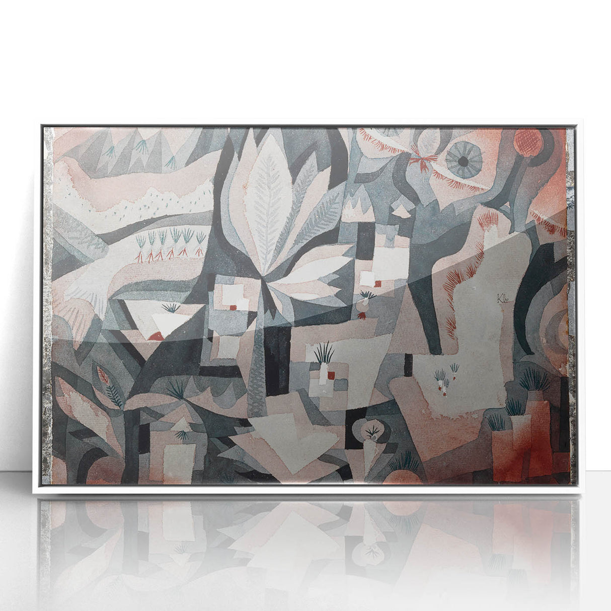 Modern Wall Art: Abstract Garden Scene by Paul Klee