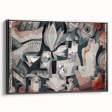 Modern Wall Art: Abstract Garden Scene by Paul Klee